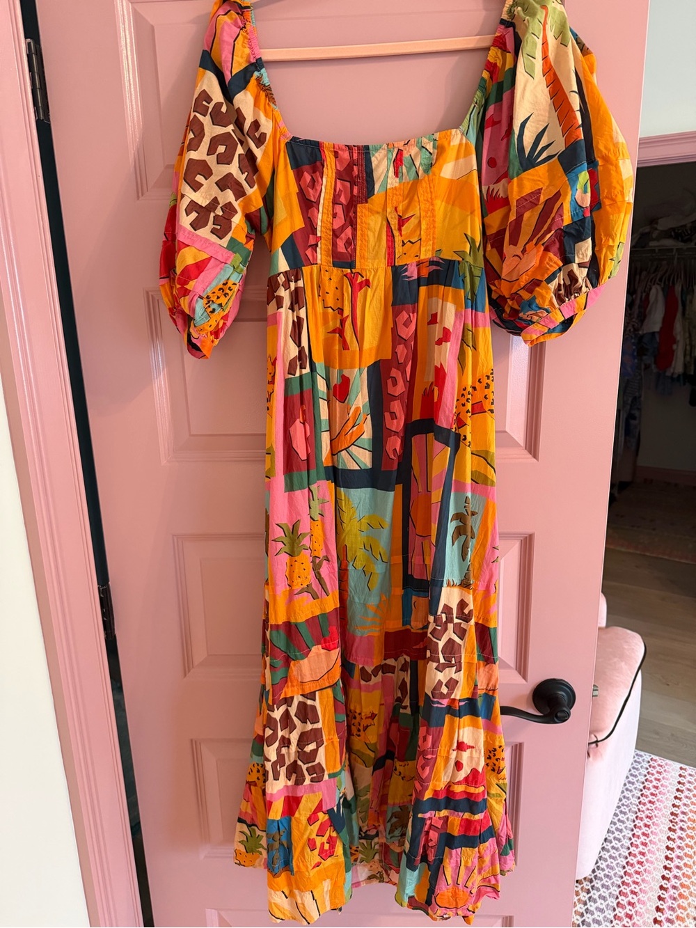 Farm Rio jungle tropical print maxi